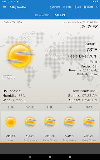 Wetter & Uhr Widget Bildschirmfoto 10