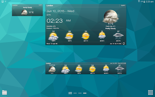 Wetter & Uhr Widget Bildschirmfoto 8