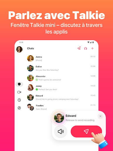 JusTalk - Video-Chat & Anrufe Bildschirmfoto 1