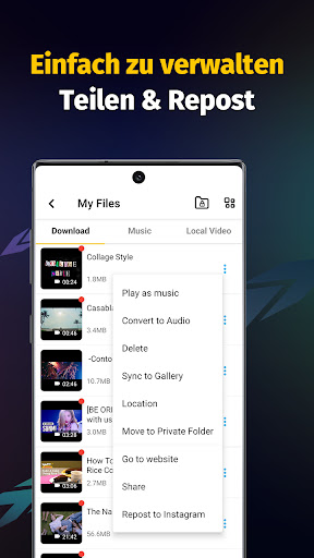 Video-Downloader & Saver HD Bildschirmfoto 14