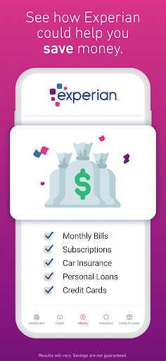 Experian® Bildschirmfoto 3