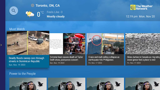 The Weather Network TV App Bildschirmfoto 5