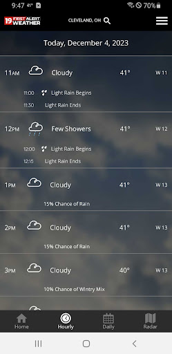 Cleveland19 FirstAlert Weather Bildschirmfoto 1