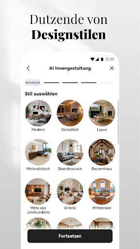 KI - Wohnungsdesign, DecAI™ Bildschirmfoto 6