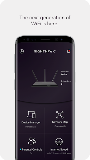 NETGEAR Nighthawk WiFi Router Bildschirmfoto 1