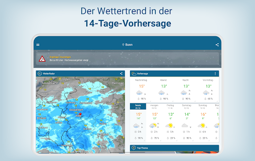Wetter Online - RegenRadar Bildschirmfoto 22