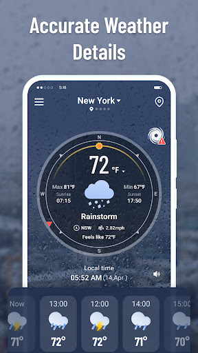 Know Weather: Live Radar Bildschirmfoto 4
