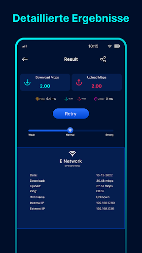 Wlan Speed Test - Wifi Test Bildschirmfoto 3