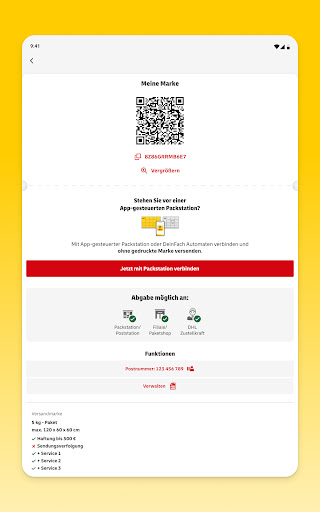 Post & DHL Bildschirmfoto 19