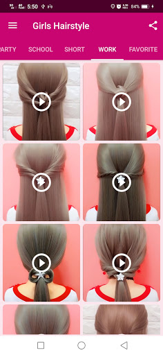 Girls Hairstyle Step By Step Bildschirmfoto 2