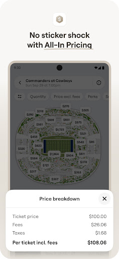 SeatGeek – Tickets to Events Bildschirmfoto 3