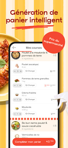 Jow - Recettes et courses Bildschirmfoto 3