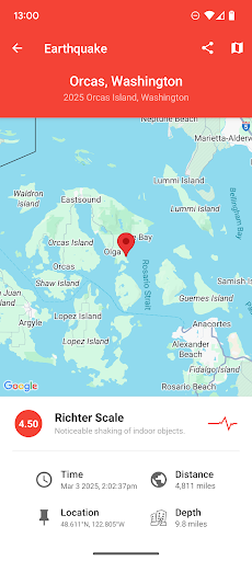 My Earthquake Alerts Pro Bildschirmfoto 1