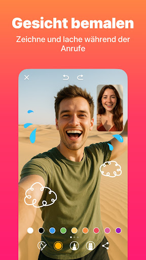 JusTalk - Video-Chat & Anrufe Bildschirmfoto 2