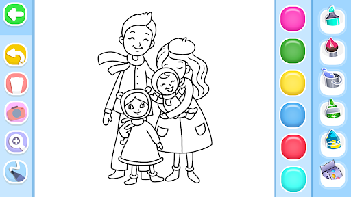 Family Love Coloring Book Bildschirmfoto 12