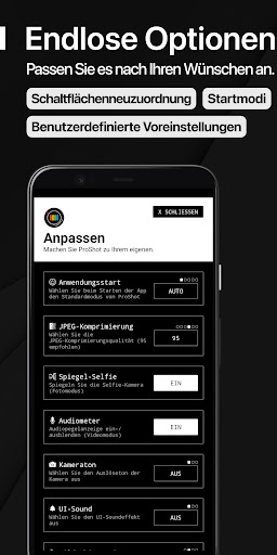 ProShot Bildschirmfoto 2
