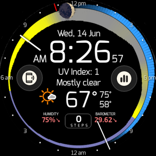 SkyHalo Weather for Wear OS Bildschirmfoto 14