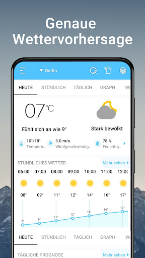 Wetterzeitleiste Lokales Radar Bildschirmfoto 2