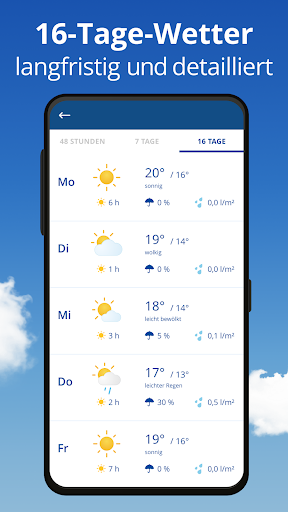 wetter.com Wetter & Regenradar Bildschirmfoto 4
