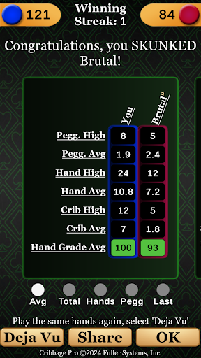 Cribbage Pro Online! Bildschirmfoto 1