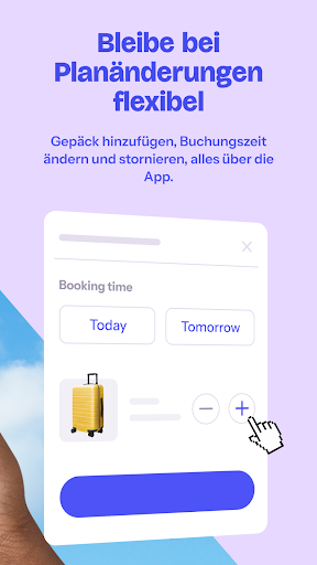 Bounce: Gepäckaufbewahrung Bildschirmfoto 1