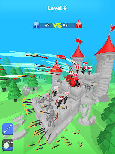 Merge Archers: Bogenschießen Bildschirmfoto 1