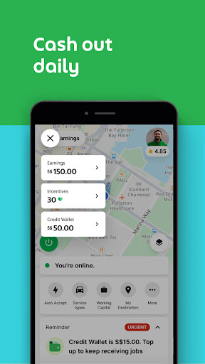 Grab Driver: App for Partners Bildschirmfoto 2