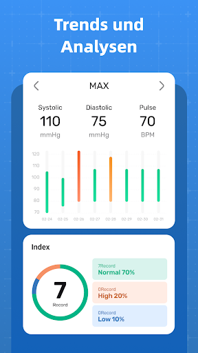 Blood Pressure Tracker Bildschirmfoto 2