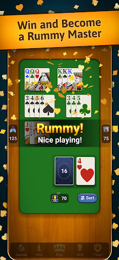 Rummy - Classic Card Game Bildschirmfoto 3