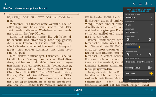 ReadEra: ebook reader pdf epub Bildschirmfoto 24