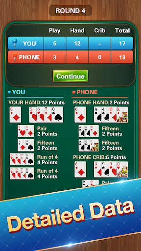 Cribbage - Card Game Bildschirmfoto 1