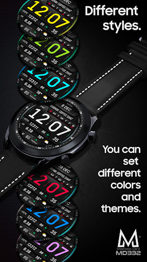 MD332 Digital watch face Bildschirmfoto 6