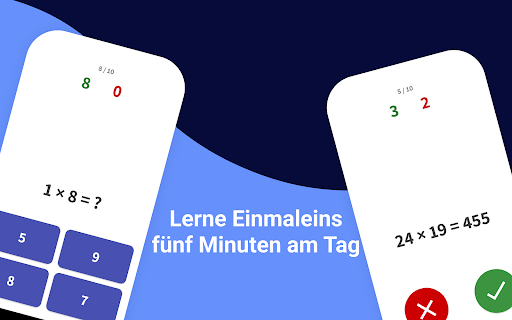 Einmaleins Mathe - Trainer 1x1 Bildschirmfoto 8
