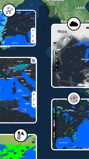 Wetterradar und Wetter-Live Bildschirmfoto 7