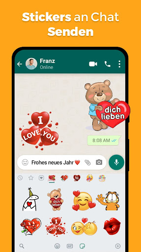 GIF Sticker & WAsticker Bildschirmfoto 3