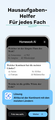 Homework AI – Mathe & Aufsätze Bildschirmfoto 3