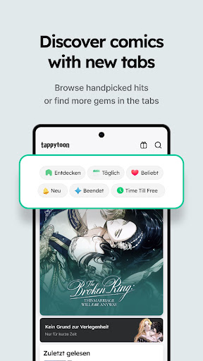 Tappytoon Comics & Webtoons Bildschirmfoto 5