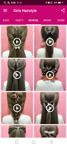 Girls Hairstyle Step By Step Bildschirmfoto 6
