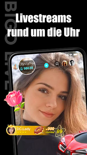 Bigo Live: Live-Stream, Chat Bildschirmfoto 2