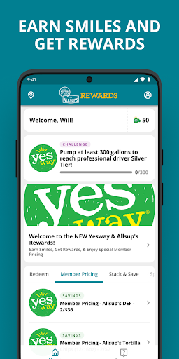 Yesway & Allsup’s Rewards Bildschirmfoto 1