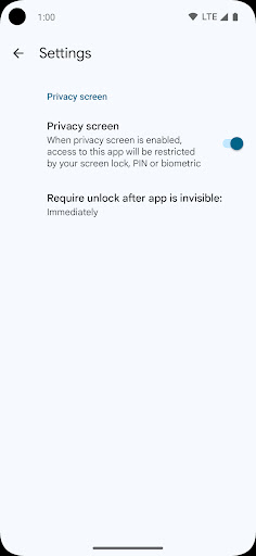 Google Authenticator Bildschirmfoto 5