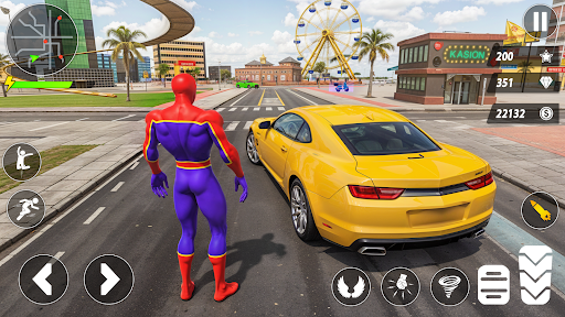 Spider Robot Hero Car Games Bildschirmfoto 11