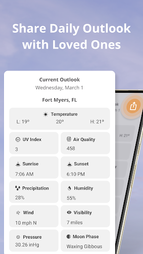Weather Now Launcher - Radar Bildschirmfoto 3