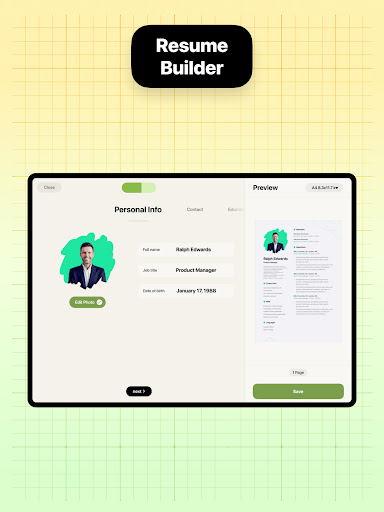 Resume Builder - CV Maker Bildschirmfoto 9