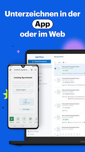 SignNow Elektronische Signatur Bildschirmfoto 4