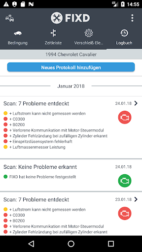 FIXD OBD2 Scanner Bildschirmfoto 8