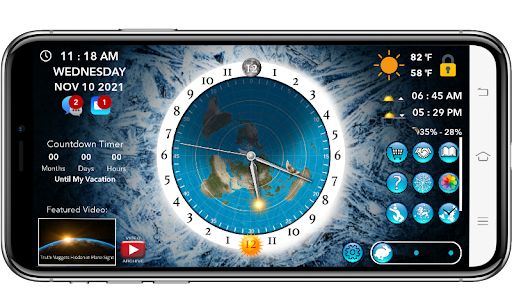 Flat Earth Sun & Moon Clock Bildschirmfoto 4