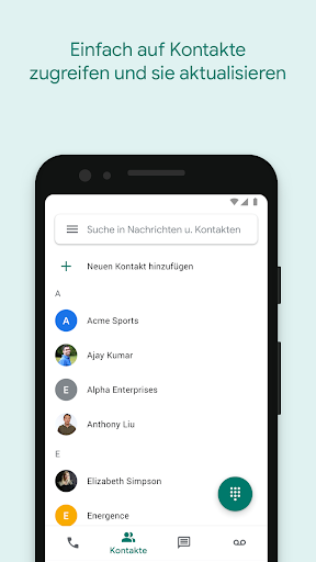 Google Voice Bildschirmfoto 1
