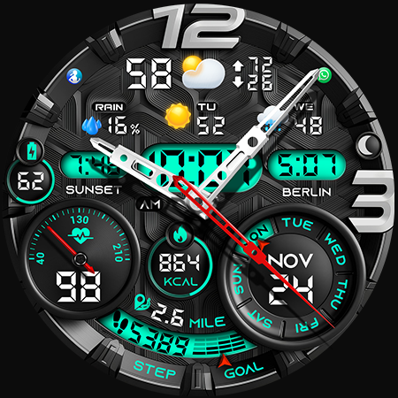 PER32 Ultra Hybrid Watch Face Bildschirmfoto 45