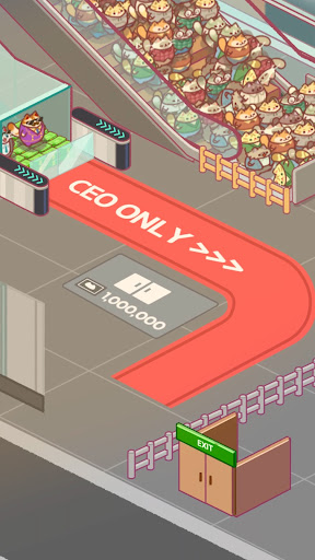 Office Cat: Idle Tycoon Spiel Bildschirmfoto 1